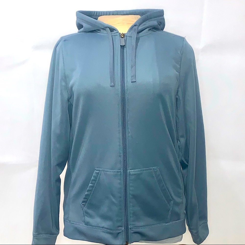EUC - Blue Womens Light Weight Hoodie Size L